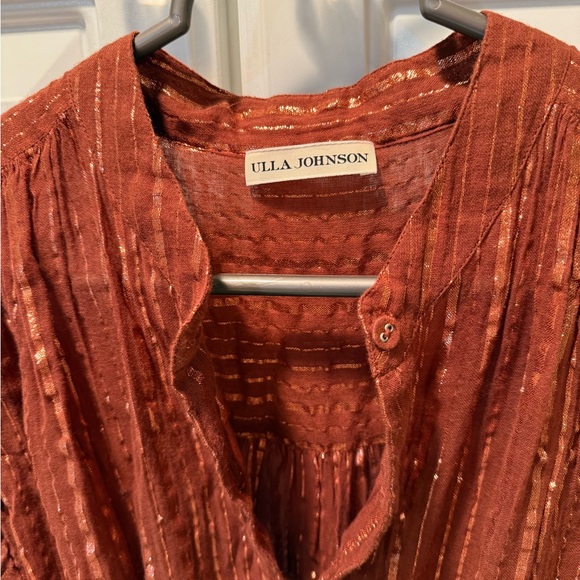 Ulla Johnson Della Dress Orange 4 - Picture 5 of 6